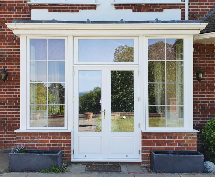 French Doors with Period panels finished with Polished Brass hinges French Doors with Period panels finished with Polished Brass hinges