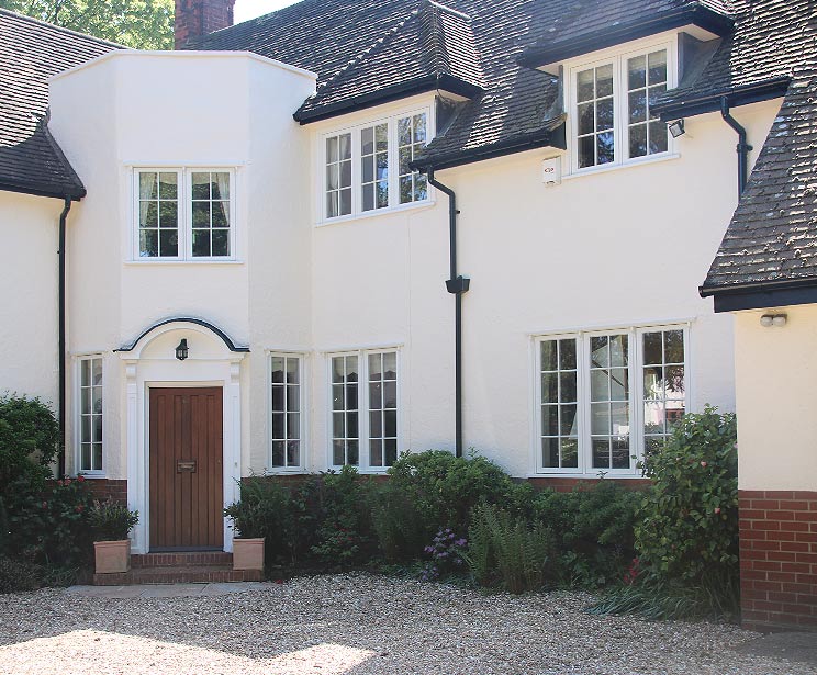 A Tailor-made Slimline Casement windows with exact detail to match the original look and feel