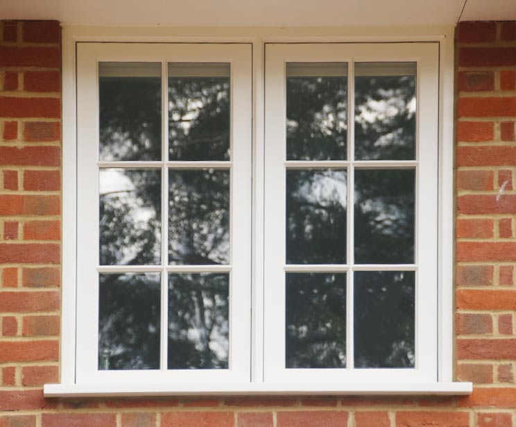 Beautifully crafted and finished authentic recessed casements