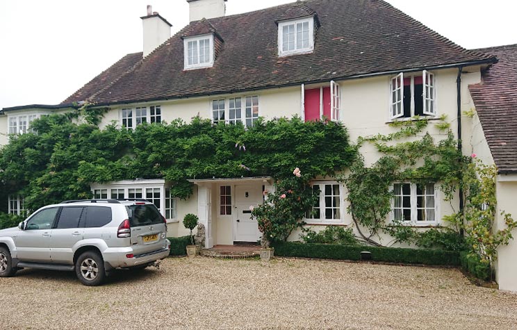 Original 1920's Country House with single glazed casement windows
