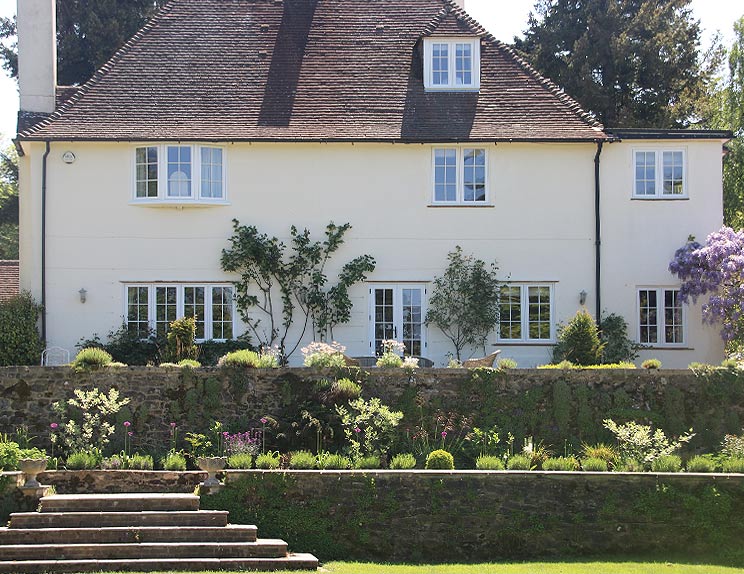 Slimmer frames with narrow glazing bars allow more light and endless unobstructed country views